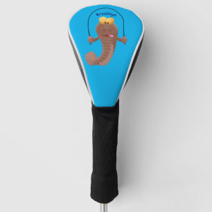 Couvre-club De Golf Drôle sauter boudskipper poisson dessin animé
