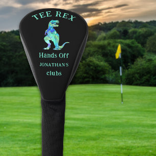 Couvre-club De Golf Drôles de Mains T-Shirt Tee Rex Golf Blague Nom Pe