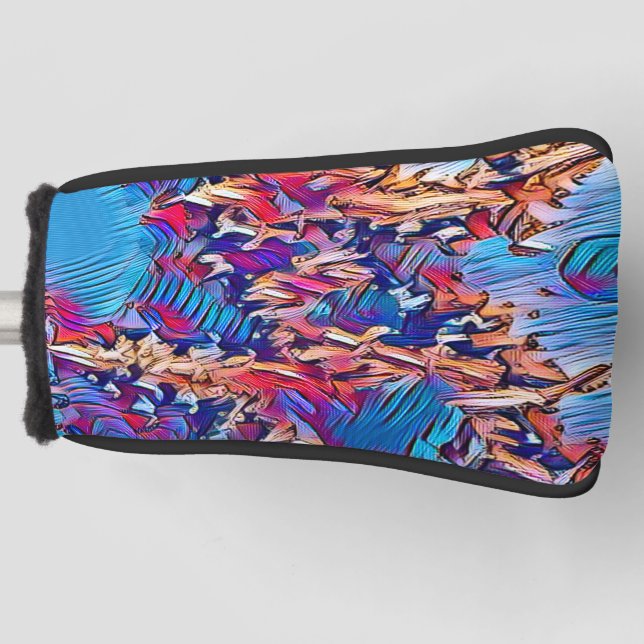 COUVRE-CLUB DE GOLF EAU DE FLUX (Devant)