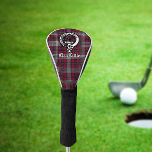 Couvre-club De Golf Écosse Clan Little Crest Badge et Tartan Custom