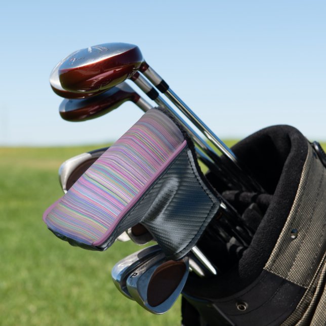Couvre-club De Golf Écran TV cassé Rainbow strié (In Situ)