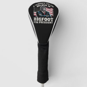 Couvre-club De Golf Élection 2024 Vote Drôle Sasquatch USA
