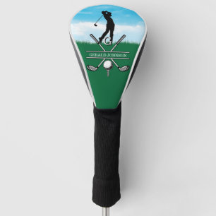 Couvre-club De Golf Elégant Golfer Personnalisé Conception Monogramme