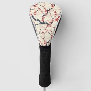 Couvre-club De Golf Élégant Motif sans couture en fleur de cerisier (5