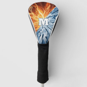 Couvre-club De Golf Élémentaire de feu et de glace dynamique