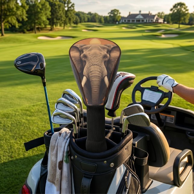 Couvre-club De Golf Éléphant Majestueux (Créateur téléchargé)