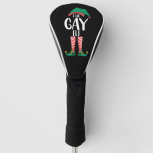 Couvre-club De Golf Elfe Gay LGTBQ Tenue de Noël de Famille Assortie