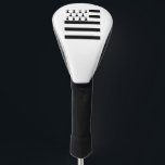 Couvre-club De Golf Emblème du drapeau breton<br><div class="desc">Brittany Patriotic Home Cadeau Design. Symbole Pays Souvenir. Marque Politique Nationale Présente. Homeland Symbol Présentation.</div>