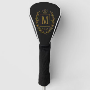 Couvre-club De Golf "Emblème Royal NMKY – Monogramme M Dessin de Crête