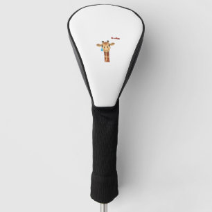 Couvre-club De Golf emoji triste visage de girafe en larmes