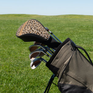 Couvre-club De Golf Empreinte de léopard, Spots, Leopard Brown, Votre