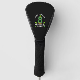 Couvre-club De Golf Enfants St. Patrick's Day Anniversaire 8e T-shirt