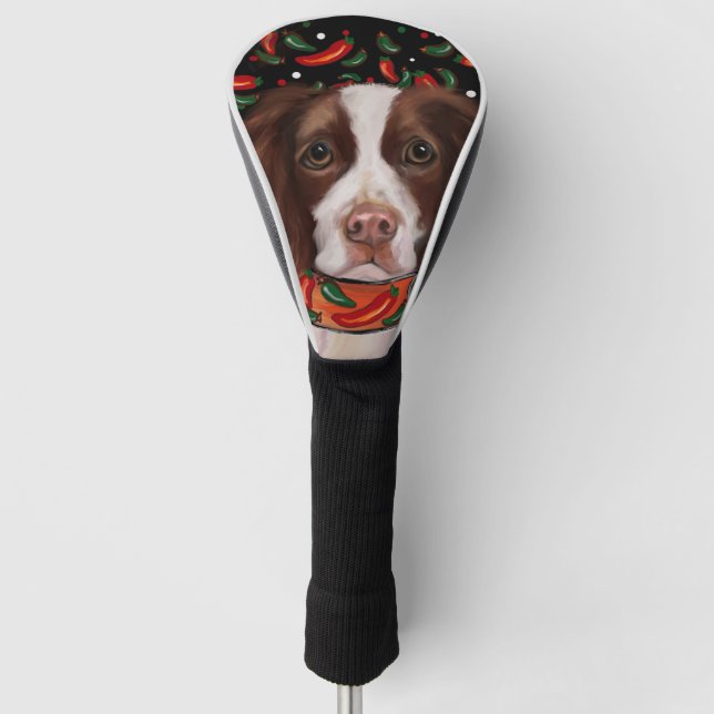Couvre-club De Golf English Springer Spaniel     (Devant)