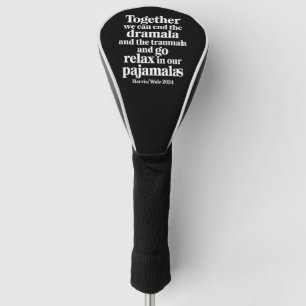 Couvre-club De Golf Ensemble, nous pouvons mettre fin au Dramala et au
