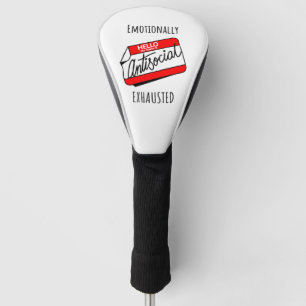 Couvre-club De Golf Épuisé émotionnellement