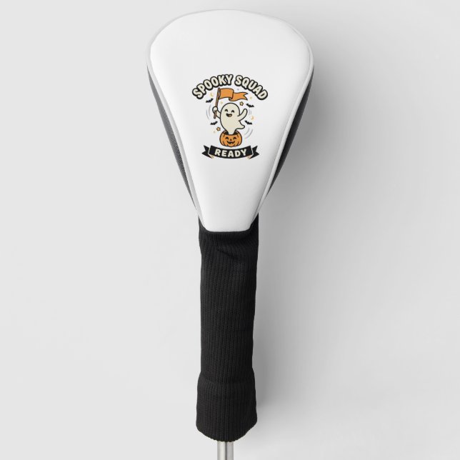 Couvre-club De Golf Équipe de fantômes d'Halloween (Devant)