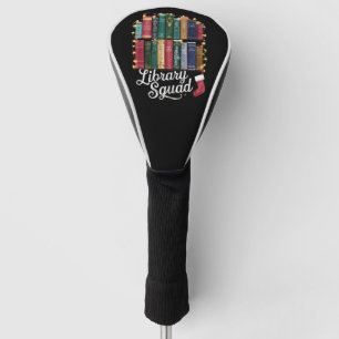 Couvre-club De Golf Équipe de lecture de la bibliothèque de Noël amour