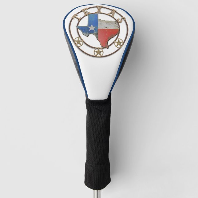 Couvre-club De Golf État du Texas Fer forgé (Devant)