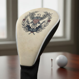 Couvre-club De Golf États-Unis 250 Aigle patriotique motif héritage ID