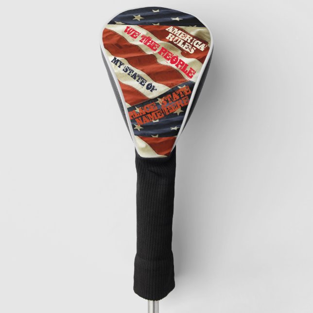 COUVRE-CLUB DE GOLF ÉTATS-UNIS D'AMÉRIQUE (Devant)