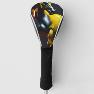 Couvre-club De Golf Étui pour iPhone 11 avec logo de cheval Barely The