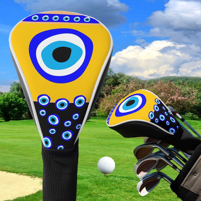 Couvre-club De Golf Evil Eye Talisman & arabe Amulet /turc, grec (Créateur téléchargé)