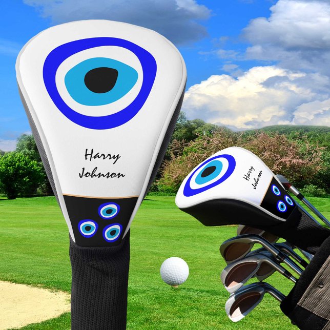 Couvre-club De Golf Evil Eye Talisman & arabe Amulet /turc, grec (Créateur téléchargé)