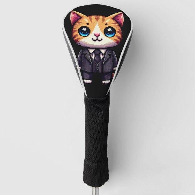 Couvre-club De Golf Exécutif Charming Cat (Devant)