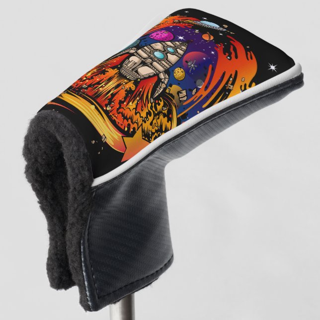 Couvre-club De Golf Exploser le vaisseau spatial (Devant 3/4)