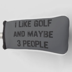 Couvre-club De Golf Expressions sarcastiques de golf amusantes Golf