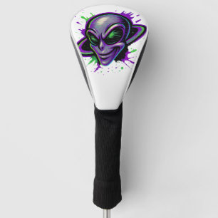 Couvre-club De Golf Extraterrestre de mauvais coup