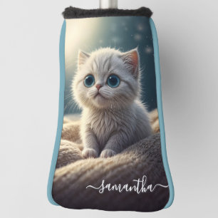 Couvre-club De Golf Fantaisie bébé chat mignon personnalisé pour les a