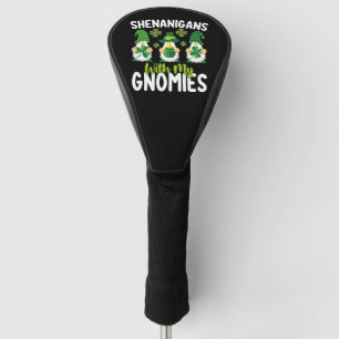 Couvre-club De Golf Farces Avec Mes Gnomes Gnome St Patrick's Day