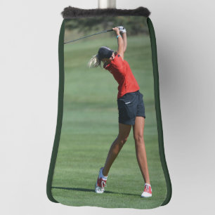 Couvre-club De Golf Femme balançant un terrain de golf Putter Golf Hea