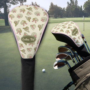 Couvre-club De Golf Femme Casquette d'été Jaune