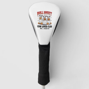 Couvre-club De Golf Feuille de taureau Halloween vintage