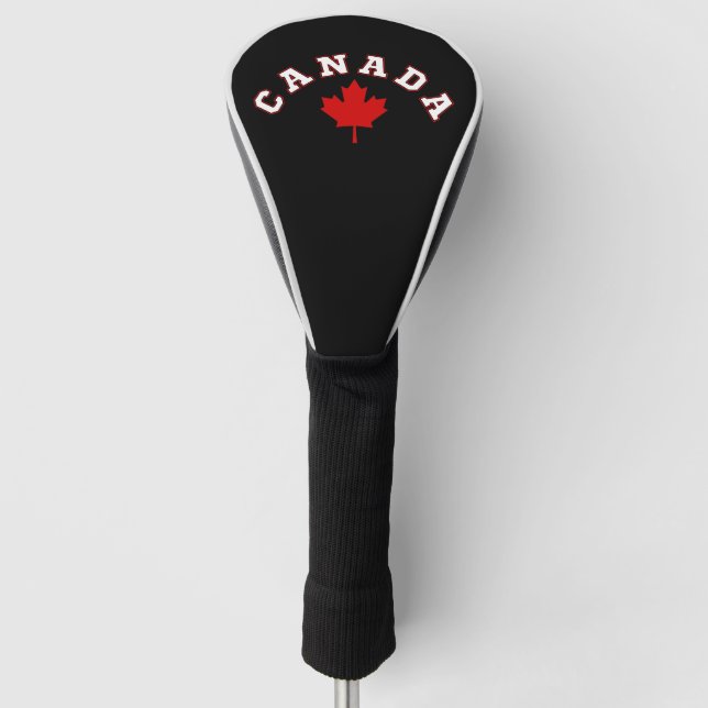 Couvre-club De Golf Feuille d'érable du Canada (Devant)