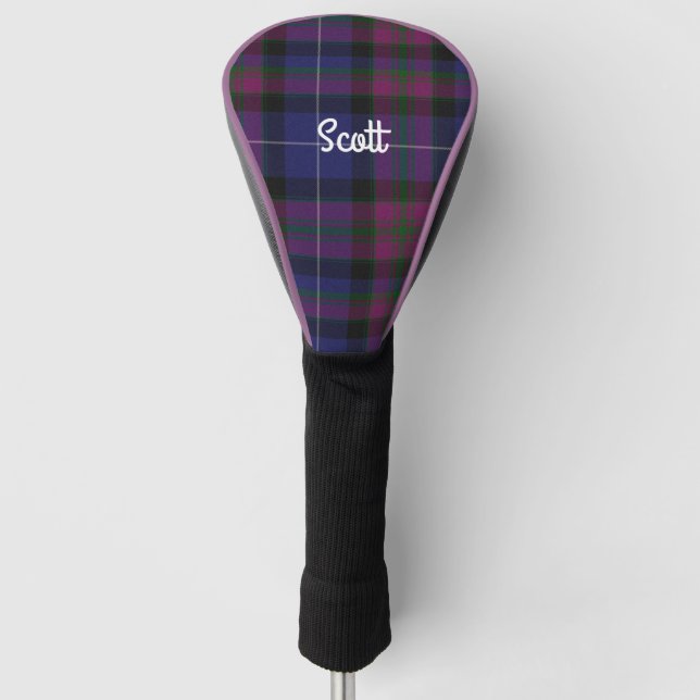 Couvre-club De Golf Fierté écossaise Tartan Plaid Driver Cover (Devant)