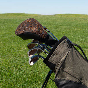 Couvre-club De Golf Fille Brown occidentale Bohemian Floral