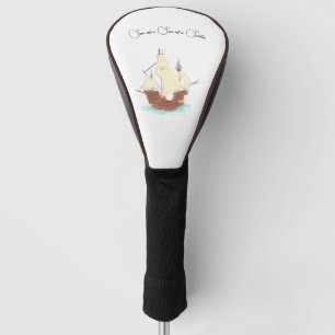 Couvre-club De Golf Fils d'un fils de marin pirate