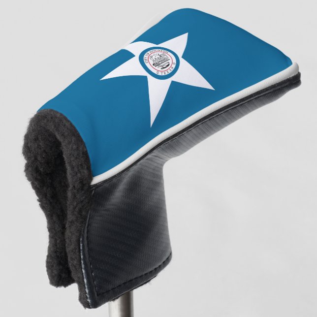 Couvre-club De Golf Flag of city of Houston, Texas Golf Head Cover (Devant 3/4)