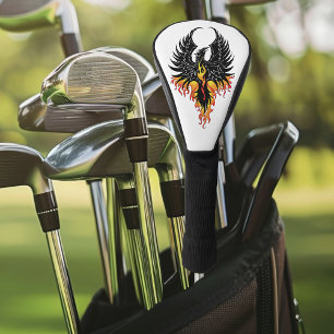 Couvre-club De Golf Flammes tribales Phoenix Firebird
