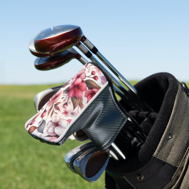Couvre-club De Golf Fleur de Cerisier (In Situ)