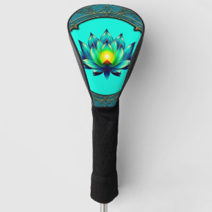 Couvre-club De Golf Fleur de l'Élégance, Mystic Lotus.