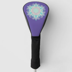 Couvre-club De Golf Fleur De Vie - Indien Mandala 2