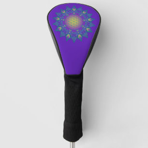 Couvre-club De Golf Fleur De Vie - Mandala Indien 3