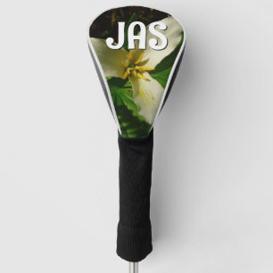 Couvre-club De Golf Fleur Trillium Blanc