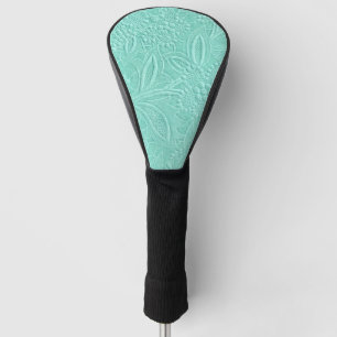 Couvre-club De Golf Fleur verte à la menthe