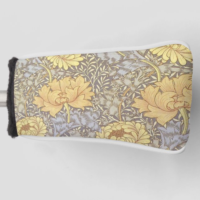 Couvre-club De Golf Fleurs de chrysanthème de William Morris (Devant)