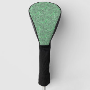 Couvre-club De Golf Fleurs de marguerite verte Motif d'art naturel